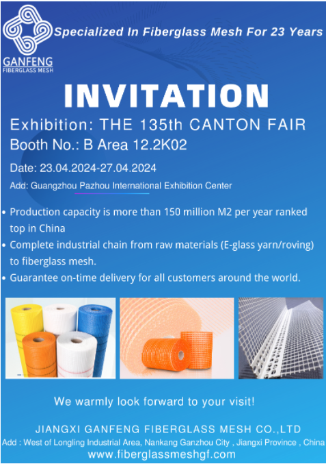 cantonfair, malha de fibra de vidro GF